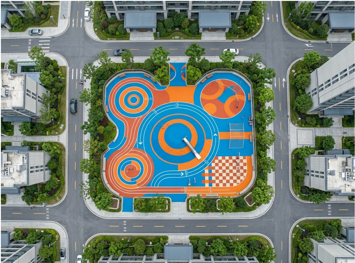 菏泽市预制型塑胶跑道EPDM塑胶跑道 - 方案